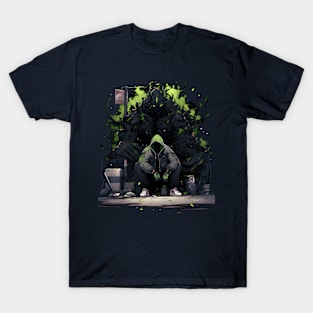 Japanese Monster Anime Guy T-Shirt